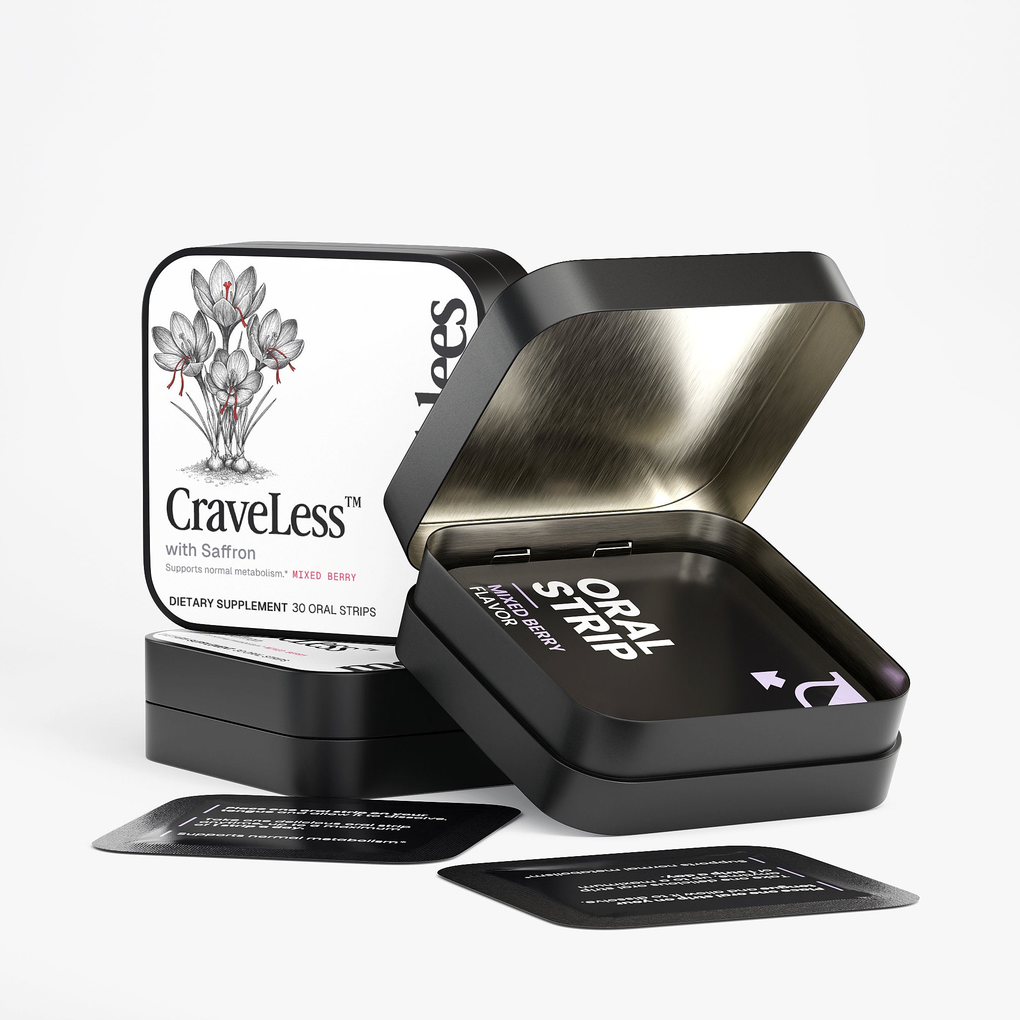 CraveLess™ Strips with Saffron