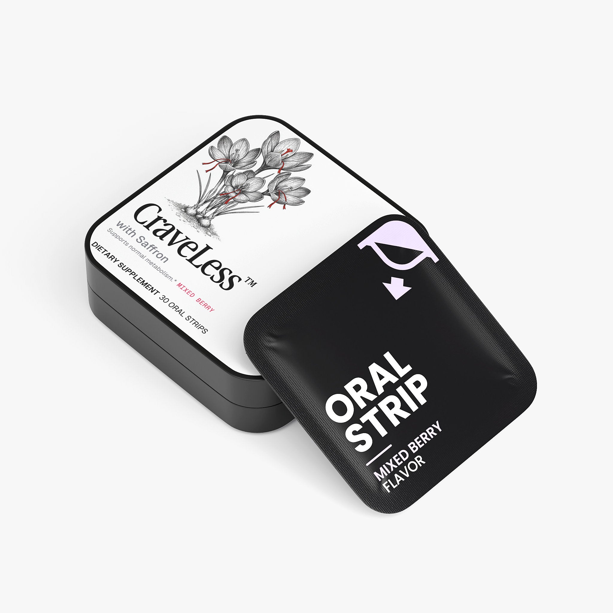 CraveLess™ Strips with Saffron