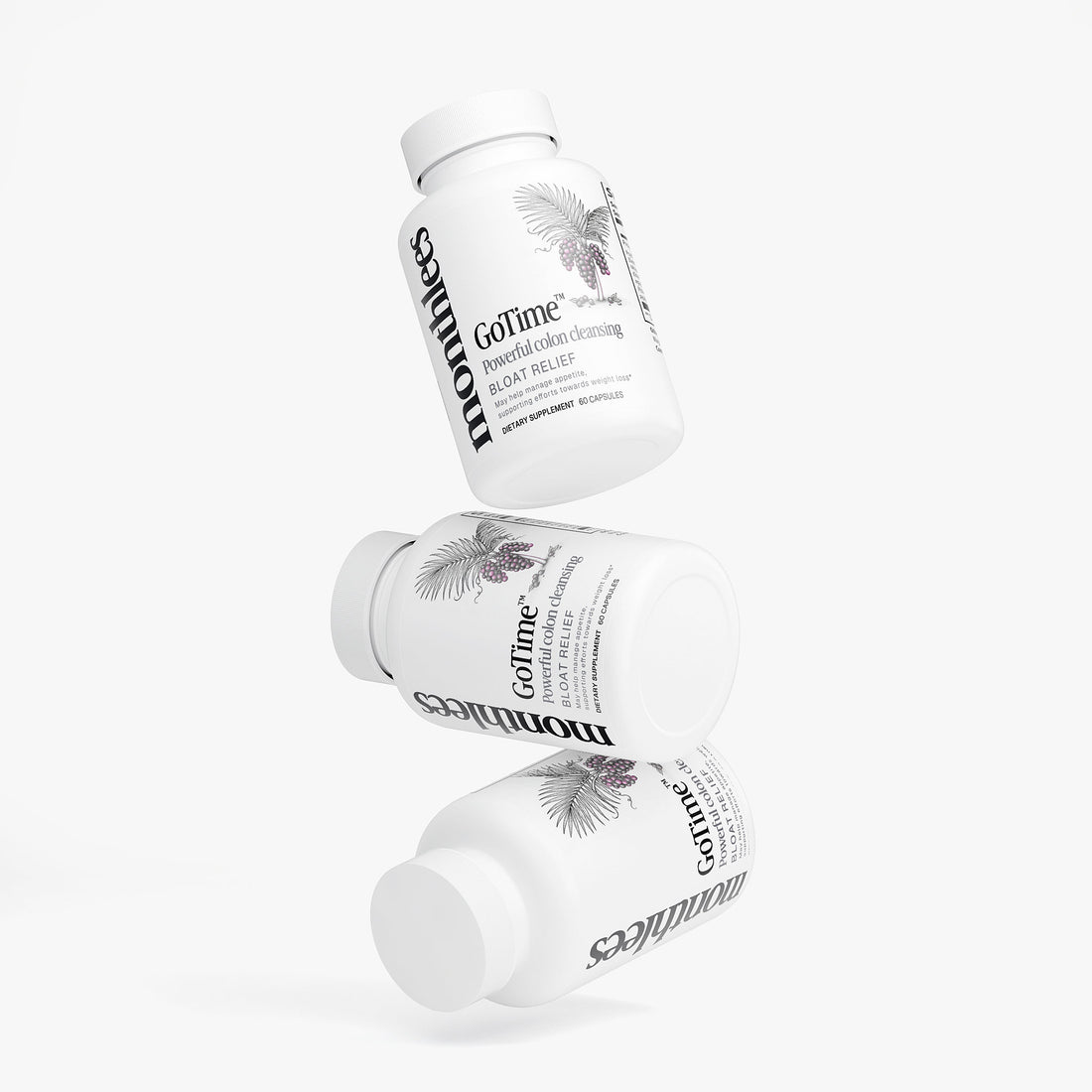 GoTime psyllium-led fiber blend supporting stool bulk and regularity