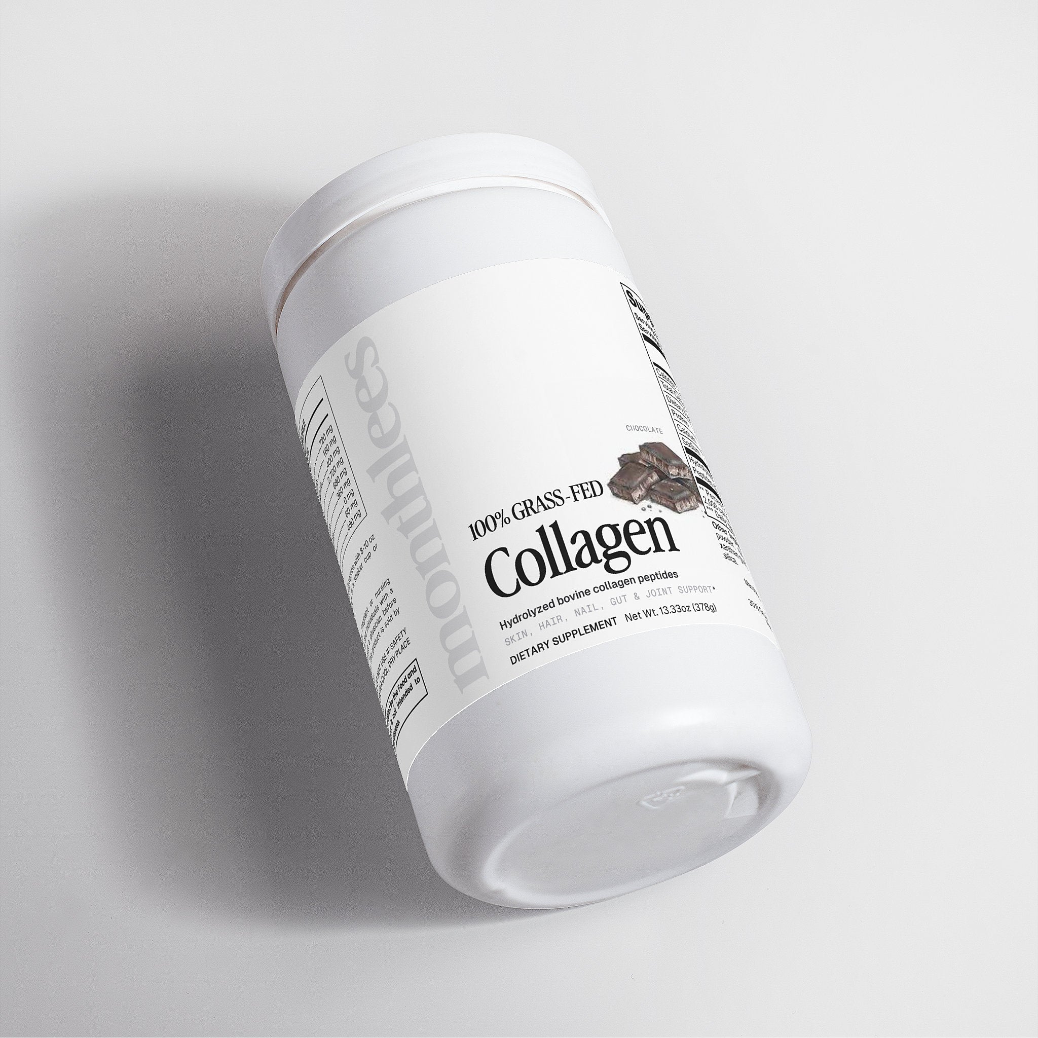 Grass-Fed Hydrolyzed Collagen Peptides Powder (Chocolate)