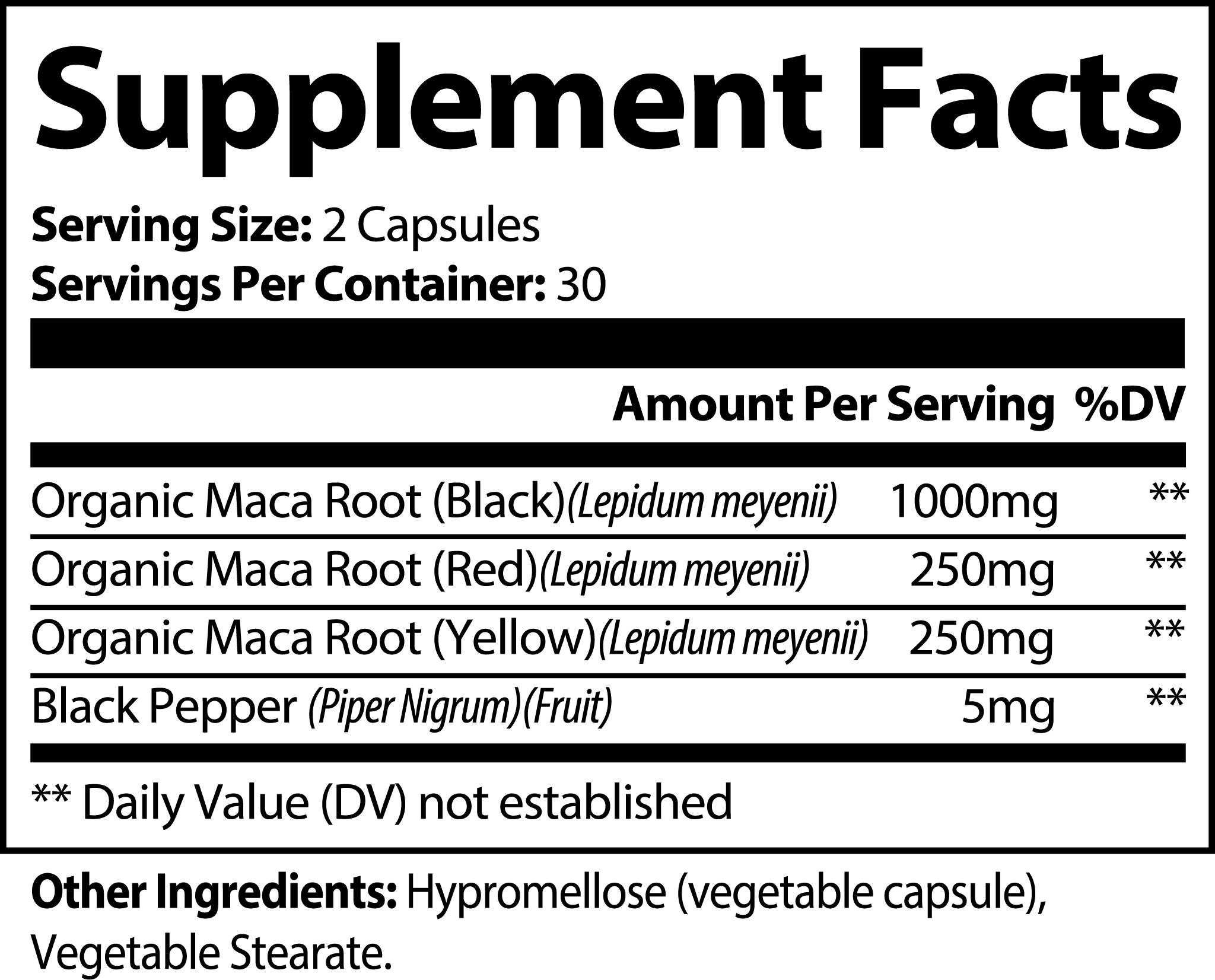 MacaX™ - Maca Root