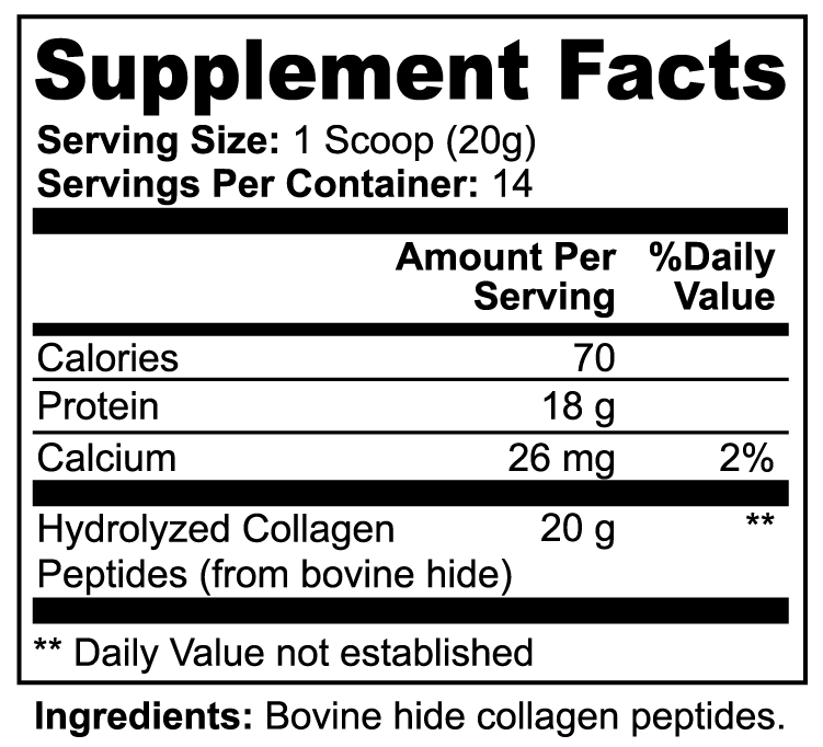 Grass-Fed Hydrolyzed Collagen Peptides - Member