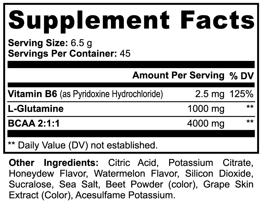 BCAA Recovery