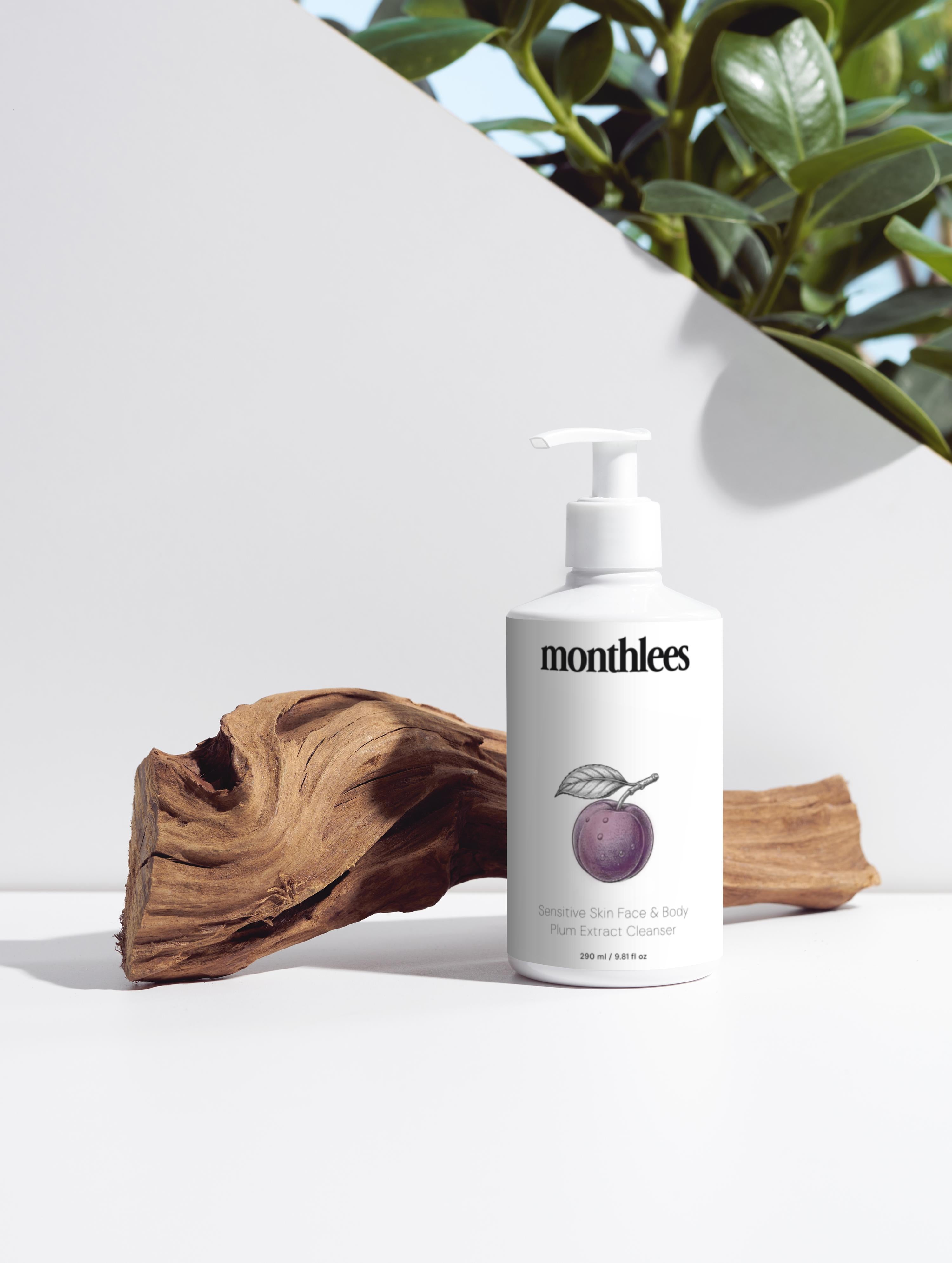 Sensitive Skin Face & Body Plum Extract Cleanser