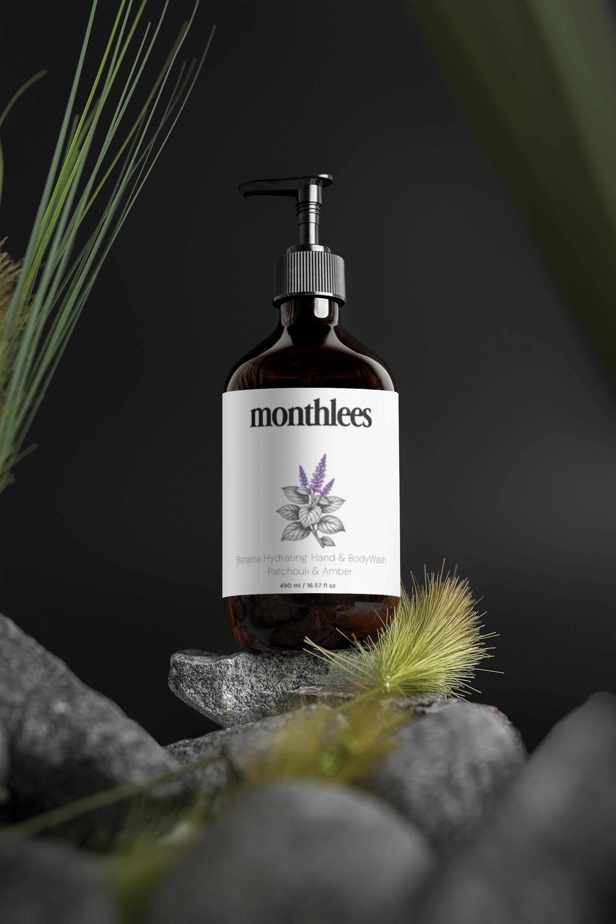 Betaine Hydrating Hand & Body Wash -  Patchouli & Amber Vanilla