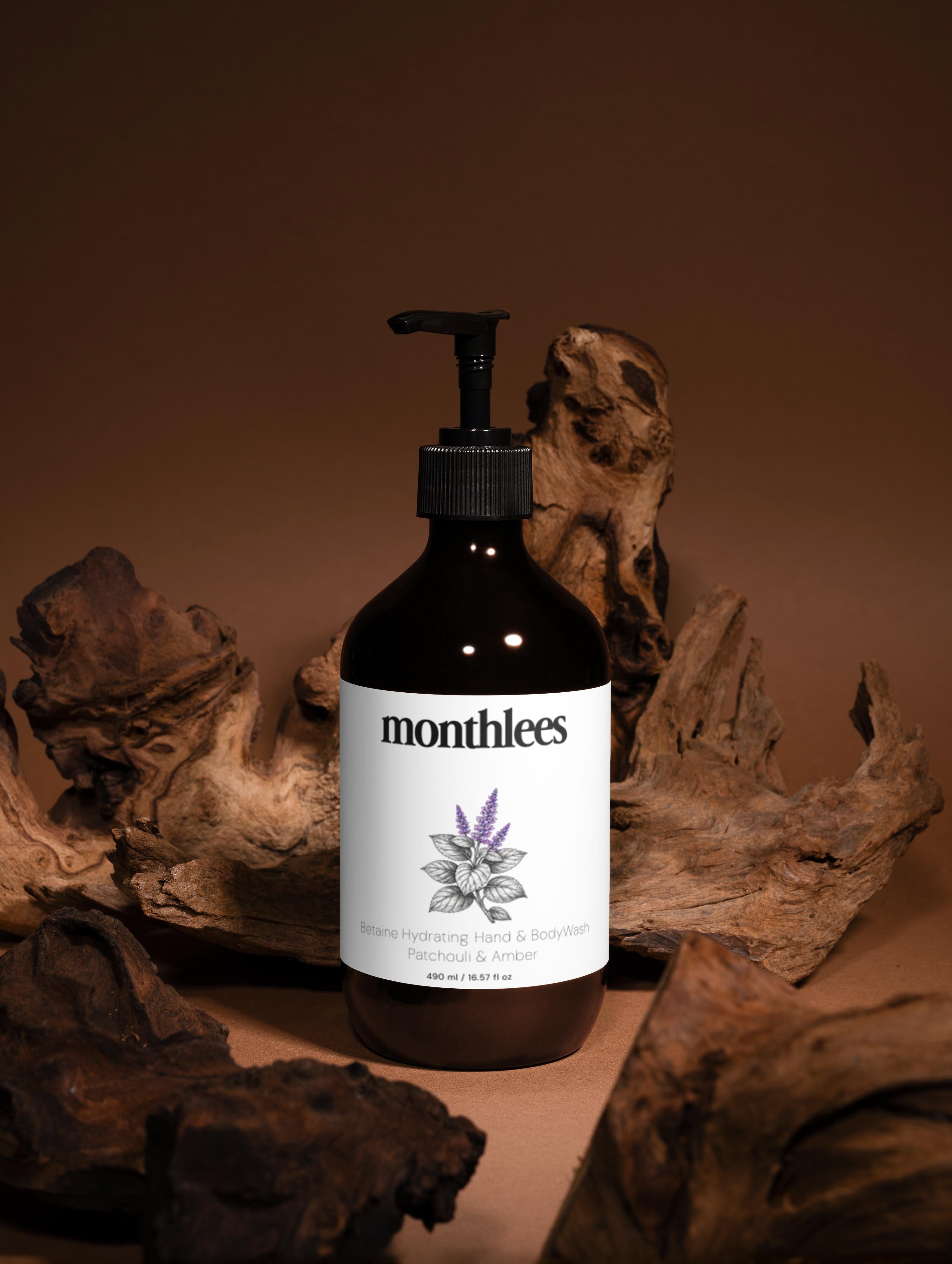 Betaine Hydrating Hand & Body Wash -  Patchouli & Amber Vanilla