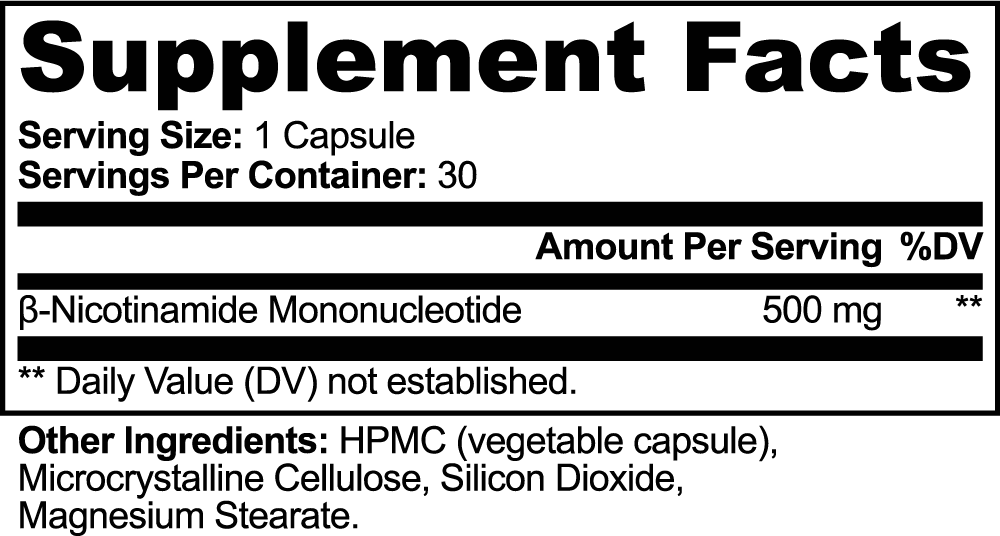 NMN ß-Nicotinamide Mononucleotide