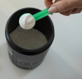 Typical glutamine powder