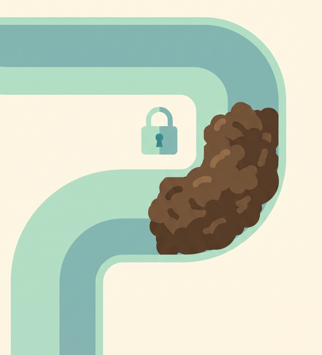 When your intestinal transit slows down, your digestive tract becomes an internal landfill