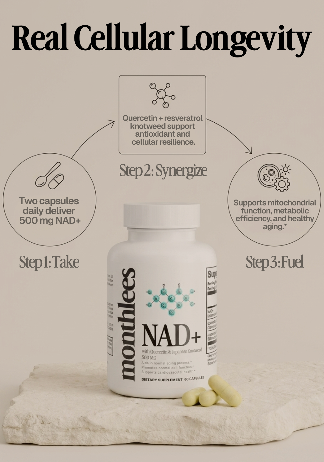 NAD+ with Quercetin & Japanese Knotweed