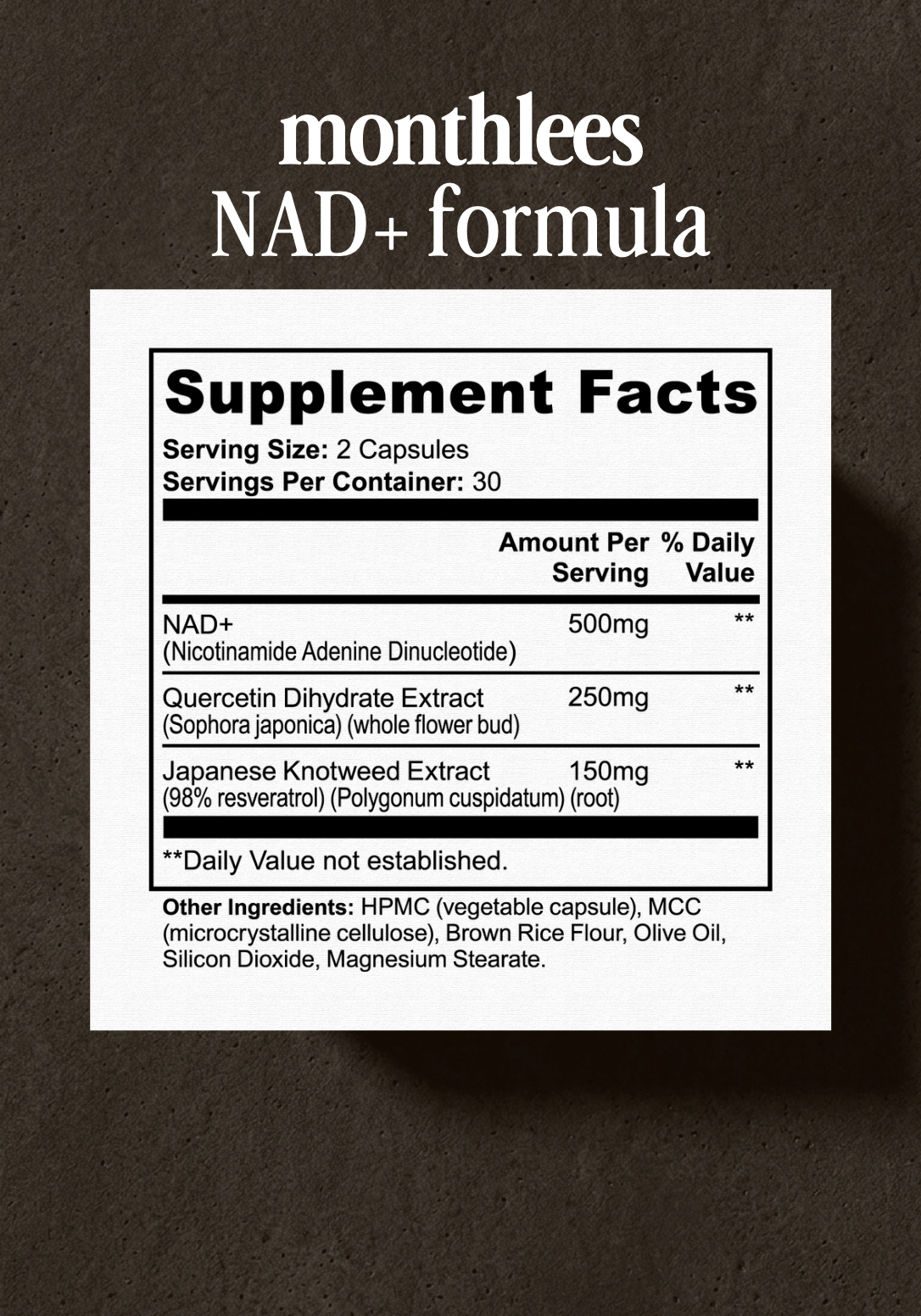 NAD+ with Quercetin & Japanese Knotweed