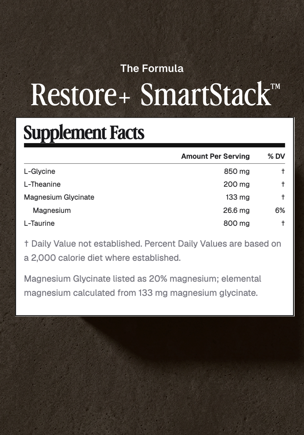 Restore+ SmartStack™