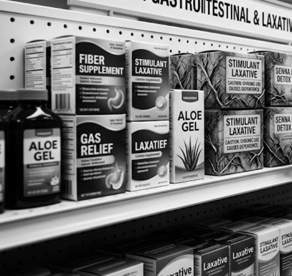 To get relief, many people turn to drugstore laxatives or "detox teas"