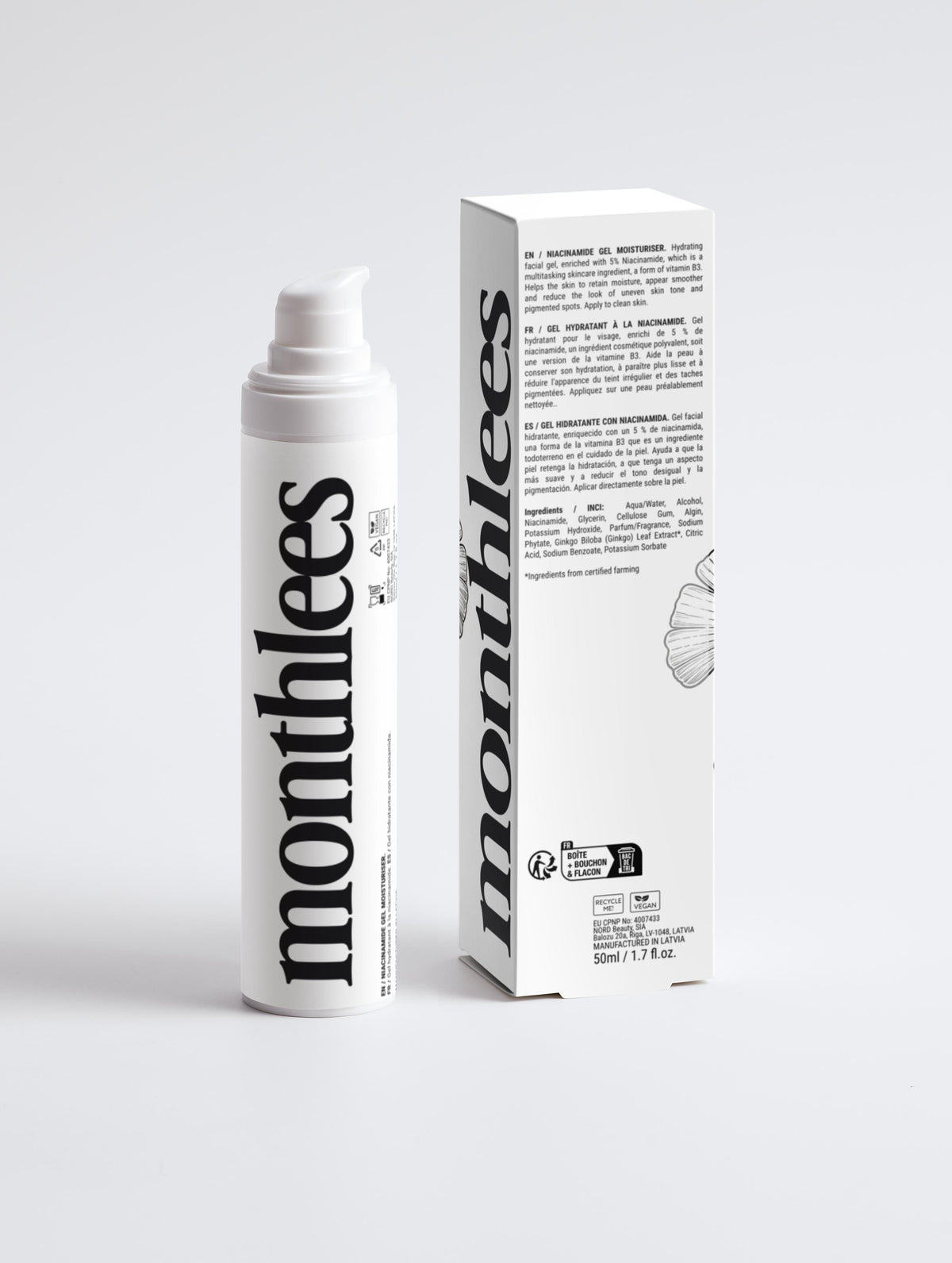5% Niacinamide Vitamin B3 Gel Moisturizer
